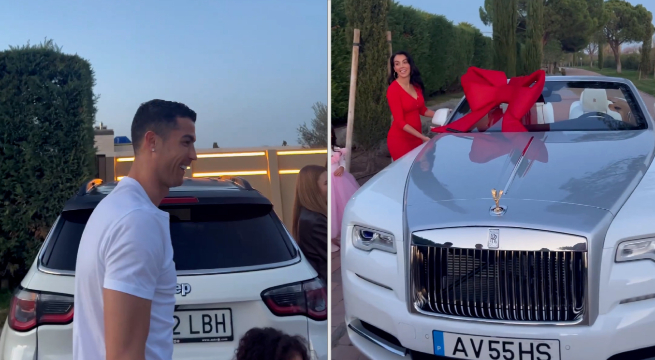 El auto de lujo que le regaló Georgina a Cristiano Ronaldo