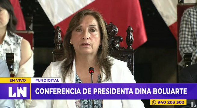 Dina Boluarte pide al Congreso «no buscar pretextos» para no adelantar elecciones