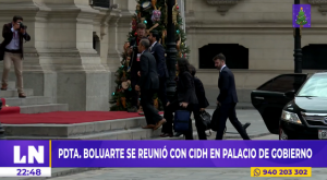 Dina Boluarte se reunió con representantes de la CIDH en Palacio de Gobierno