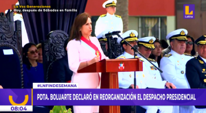 Dina Boluarte declara en reorganización el Despacho Presidencial