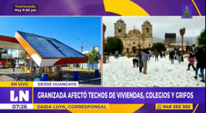 Huancayo: intensa granizada afecta viviendas, colegios y otros establecimientos