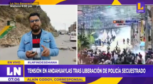 PNP pide a manifestantes en Andahuaylas a evitar la violencia y enfrentamientos