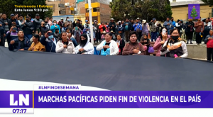 Marchas pacíficas en el país piden cesar con la violencia en protestas