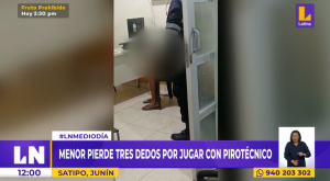 Junín: menor pierde tres dedos por manipular pirotécnico en celebraciones de Navidad