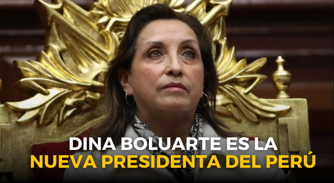 Dina Boluarte es la nueva presidenta de la República
