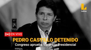 El golpista Pedro Castillo está detenido.