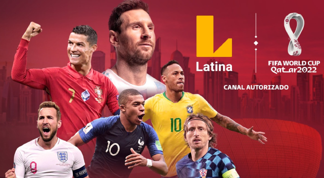 Latina Televisión es el canal autorizado del Mundial Qatar 2022.
