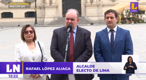 Rafael López Aliaga tras reunión con Dina Boluarte: «El gabinete actual sí funciona»