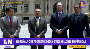 Protestas en el Perú dejaron más de 3.200 millones en pérdidas, según SNI