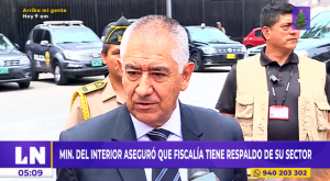 Ministro del Interior asegura que Fiscalía tiene respaldo de su sector