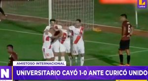 Universitario cayó 0-1 ante Curicó Unido de Chile [Video]