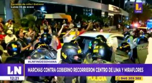 Marchas contra el gobierno de Boluarte recorrieron el Centro de Lima y Miraflores