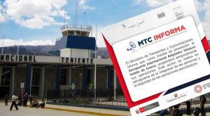 Cusco: Aeropuerto Internacional Velasco Astete anuncia suspensión de operaciones
