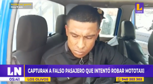 Los Olivos: delincuente se hizo pasar por falso pasajero para robar mototaxi