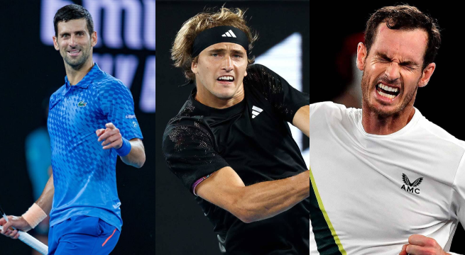 Djokovic, Zverev y Murray avanzan en un Abierto de Australia afectado por la climatología adversa