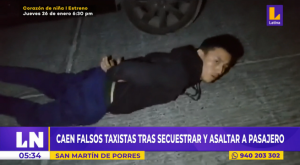 SMP: falsos taxistas fueron capturados cuando iban a robar a pasajero