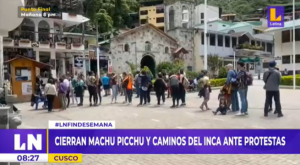 Cierran Machu Picchu y camino inca en medio de protestas