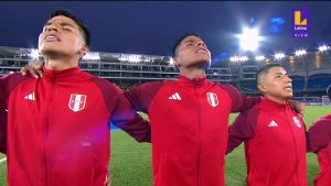 Sudamericano Sub 20: Así se entonó el himno nacional de Perú ante Colombia