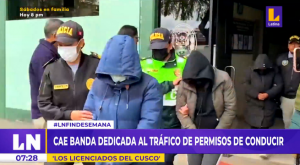 PNP desarticula mafia dedicada al tráfico de permisos de conducir