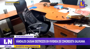 Atacan vivienda del congresista Eduardo Salhuana en Madre de Dios