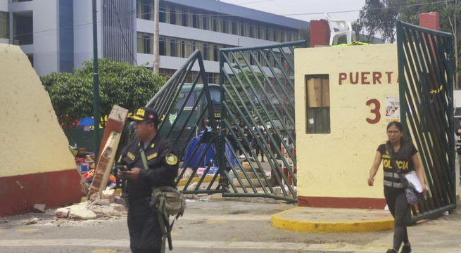 UNMSM sobre intervención en campus: «La Policía Nacional actuó de oficio»