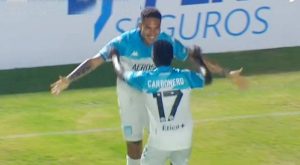 Paolo Guerrero anotó su primer gol con la camiseta de Racing [Video]