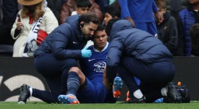 Thiago Silva sufre daños en los ligamentos de la rodilla