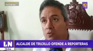 Alcalde de Trujillo ofende a periodistas tras ser consultado sobre figura erótica