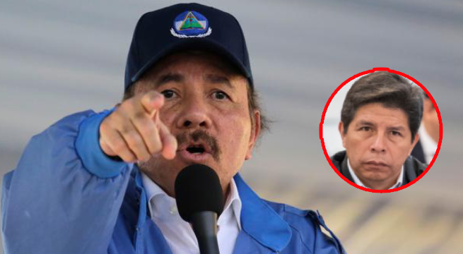 Daniel Ortega exige liberación de Pedro Castillo y desconoce gobierno de Dina Boluarte
