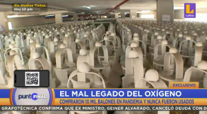 Más de diez mil balones de oxígeno adquiridos durante la pandemia nunca fueron usados