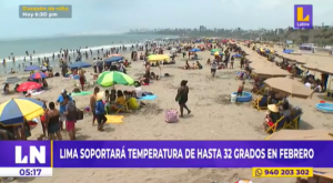 ¡Atención! Lima soportará temperatura de hasta 32 grados en febrero