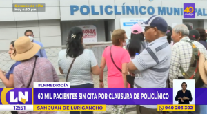 SJL: 60.000 pacientes se quedaron sin citas por clausura de centro de salud