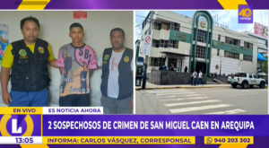 Crimen en San Miguel: caen dos presuntos sicarios que asesinaron a familia