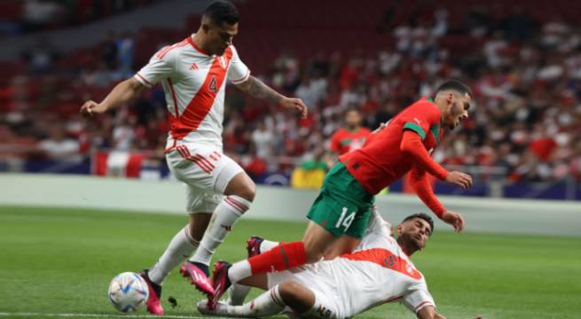 Perú y Marruecos empataron en partido amistoso disputado en Madrid