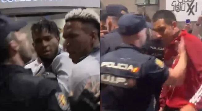 Jugadores de la selección peruana tuvieron fuerte altercado con policías españoles [Video]