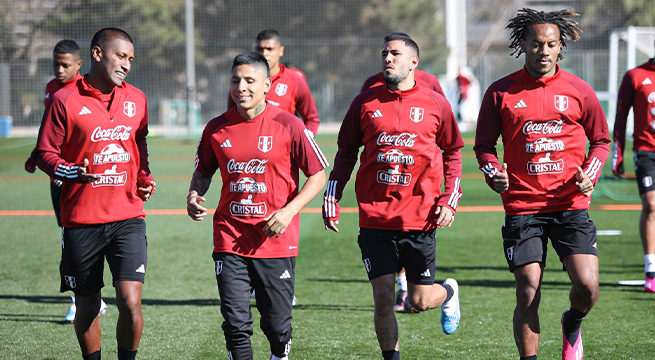 Selección Peruana arrancó con su tercer día de entrenamientos en Europa