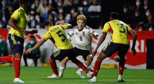 Colombia vence 2-1 a Japón en internacional amistoso