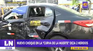 Nuevo choque en «curva de la muerte» de la avenida Brasil deja dos heridos