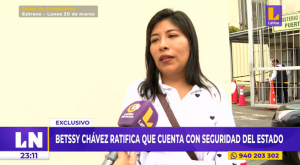 Betssy Chávez niega haber conocido el contenido del mensaje golpista de Pedro Castillo