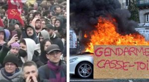 Francia: Presidente promulga ley de pensiones y protestas aumentan
