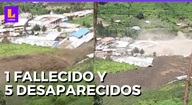 Alud en Huaral: deslizamiento dejó un fallecido y cinco personas desaparecidas