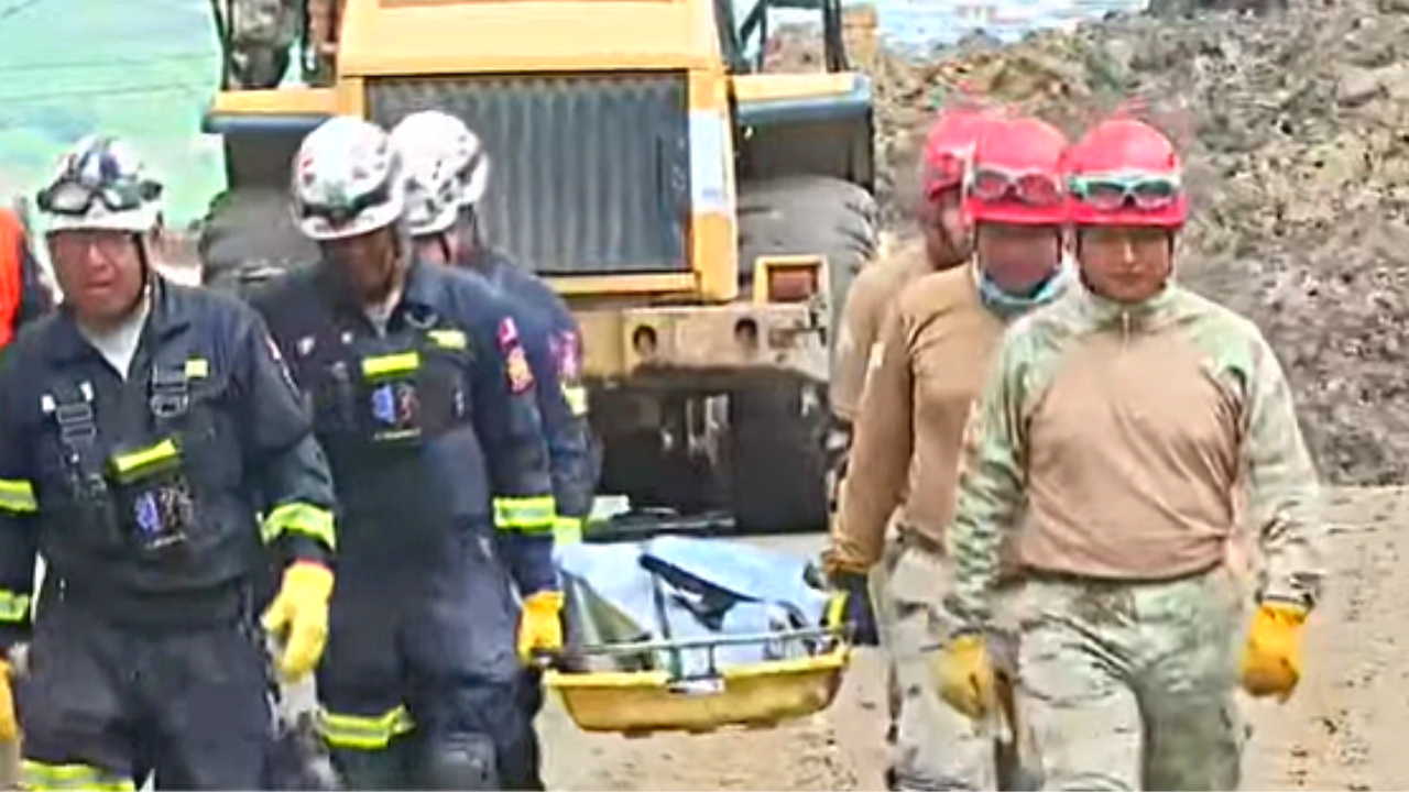 Huaral: restos de una mujer fueron encontrados por rescatistas tras deslizamientos