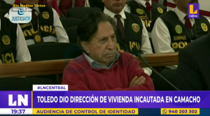 Alejandro Toledo dio dirección de vivienda incautada en Camacho