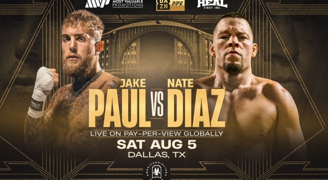 Youtuber Jake Paul confirma pelea de boxeo contra ex estrella de la UFC Nate Díaz