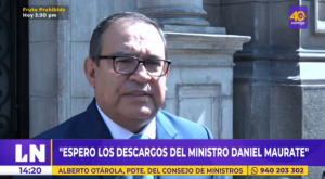 Alberto Otárola: “Espero los descargos del ministro Daniel Maurate”