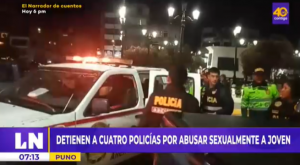 Puno: cuatro policías son detenidos tras ser acusados de abusar sexualmente a joven