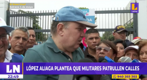 Rafael López Aliaga solicita que Fuerzas Armadas patrullen calles con Policía y Serenazgo