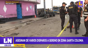 Callao: asesinan de varios disparos a sereno en zona de Sarita Colonia