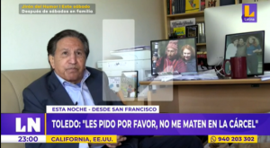 Alejandro Toledo: “A mí no me han probado nada y ya me quieren meter a la cárcel”