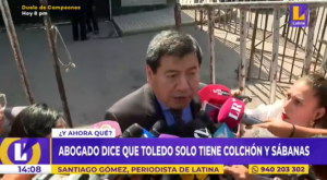 Abogado de Alejandro Toledo: “El expresidente solo tiene una cama, un colchón y nada más”